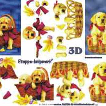 3D Schneidbogen Hunde