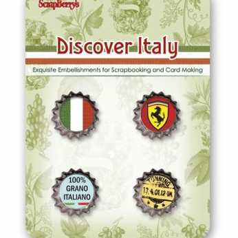 ScrapBerry´s Metal Cork Discover Italy