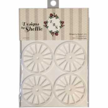 Designs by Shellie Acrylic Wagon Wheels frosted