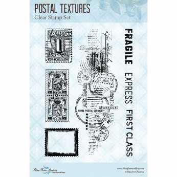 Blue Fern Studios Clearstamp Postal Textures