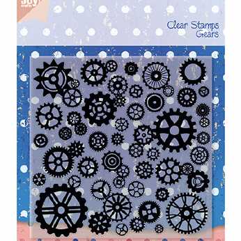 Joy Crafts Clear Stamp Gears
