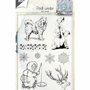 Joy Crafts Clear Stamps Pool winter