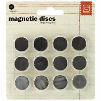 BasicGrey small magnetic discs strong