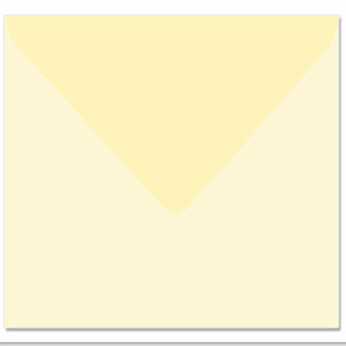 Quadratischer Umschlag elfenbein
