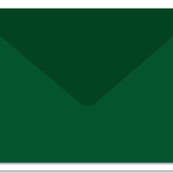 Umschlag für A6 dunkelgrün
