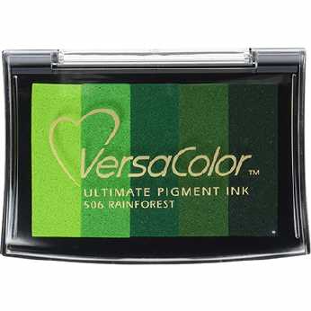 Versacolor Multicolor Pigment Ink Pad Rainforest