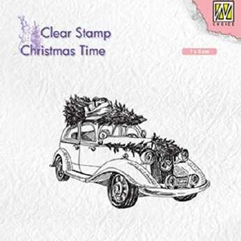 Nellie´s Clearstamp Christmas tree transport