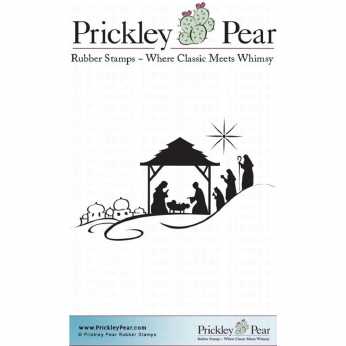 Prickley Pear Cling Nativity Scene