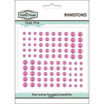 Klebesteine Rhinestones Dark Pink
