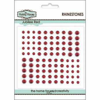 Klebesteine Rhinestones Jubilee Red
