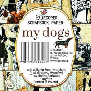 Decorer Mini Paper Pack My Dogs