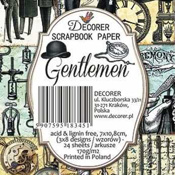 Decorer Mini Paper Pack Gentleman