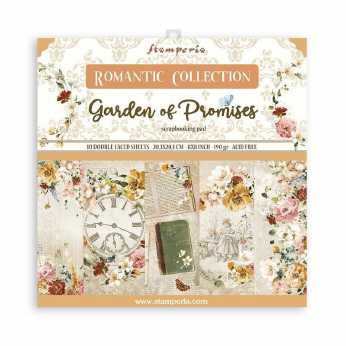 Stamperia Paper Pad Garden of Promises 8x8"