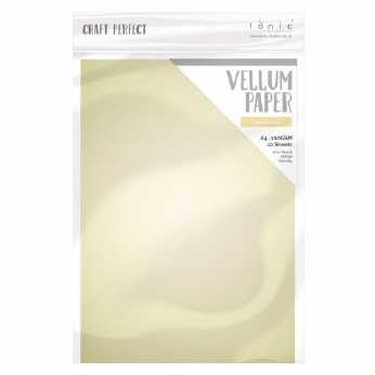 Craft Perfect Vellum Paper pearled gold