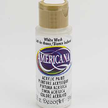 Americana acrylic paint white wash
