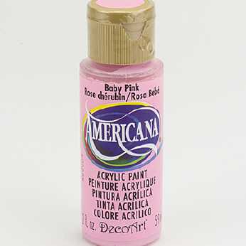 Americana acrylic paint baby pink
