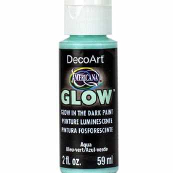 DecoArt SoSoft Fabric Glow acrylics aqua