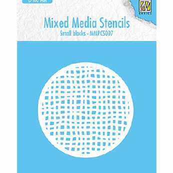 Nellie´s Choice Mixed Media Stencil Small Blocks