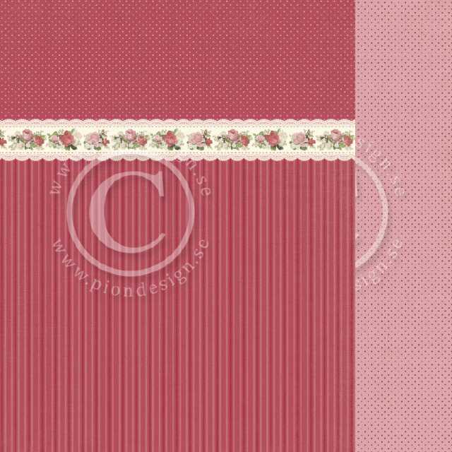 Pion Design Papier 12x12" Rose Linens