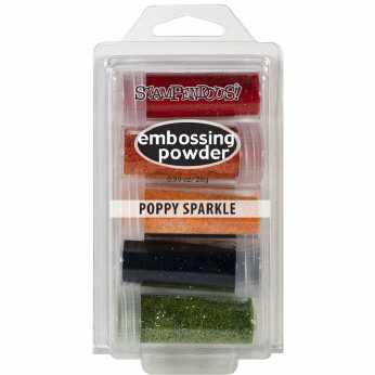 Stampendous Embossing Kit Poppy Sparkle