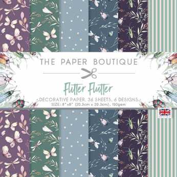 The Paper Boutique Flitter Flutter 8x8"