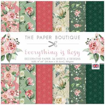 The Paper Boutique Everythin is Rosy 8x8"