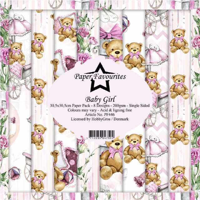 Paper Favourites Paper Pad Baby Girl 12x12"