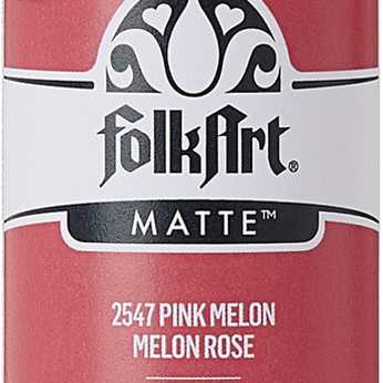 Folkart Acrylic Matte Pink Melon