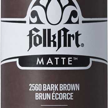 Folkart Acrylic Matte Bark Brown