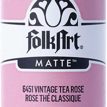 Folkart Acrylic Matte Vintage Tea Rose