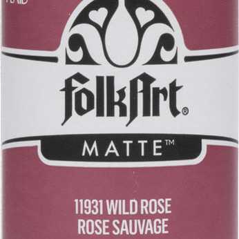 Folkart Acrylic Matte Wild Rose