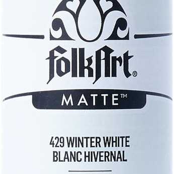 Folkart Acrylic Matte Winter White