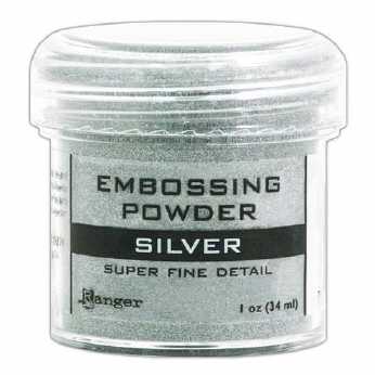 Ranger Embossing Powder Silver Super Fine Detail