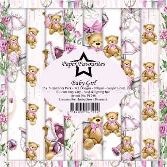 Paper Favourites Paper Pad Baby Girl 6x6"