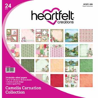 Heartfelt Creations Paper Pad Camelia Carnation