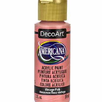 Americana acrylic paint vintage pink