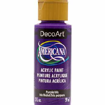 Americana acrylic paint purple iris