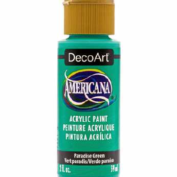 Americana acrylic paint paradise green