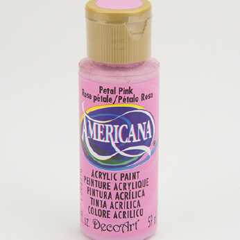 Americana acrylic paint petal pink