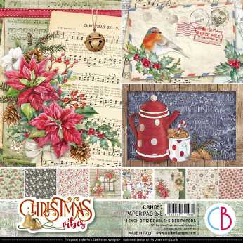 Ciao Bella Paper Pad Christmas Vibes 8x8"