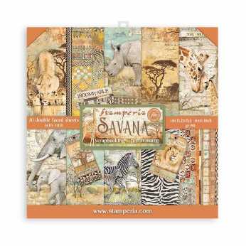 Stamperia Paper Pad Savana 6x6"