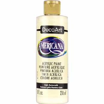 Americana acrylic paint light buttermilk 236ml