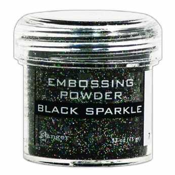 Ranger Embossing Powder Black Sparkle
