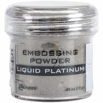 Ranger Embossing Powder liquid platinum