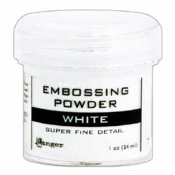 Ranger Embossing Powder White Super Fine Detail