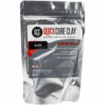 Ranger QuickCure Clay black 8oz