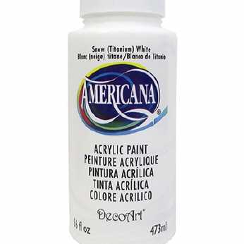 Americana acrylic paint snow white 473ml