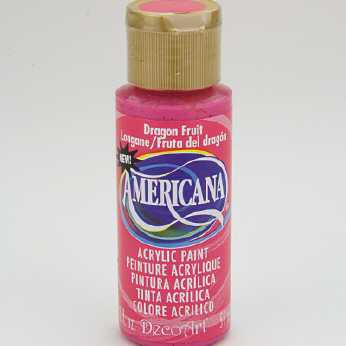 Americana acrylic paint dragon fruit