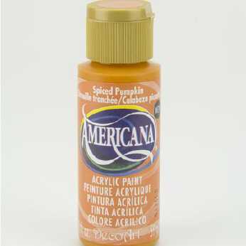 Americana acrylic paint spiced pumpkin