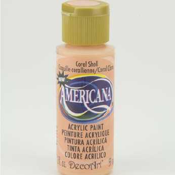 Americana acrylic paint coral shell